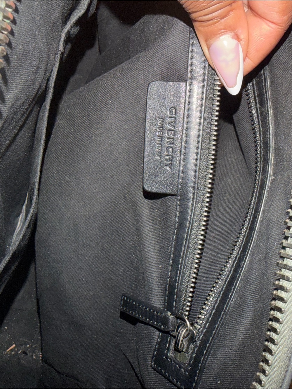 Givenchy Antigona Dark Gray Leather - Picture 7 of 12